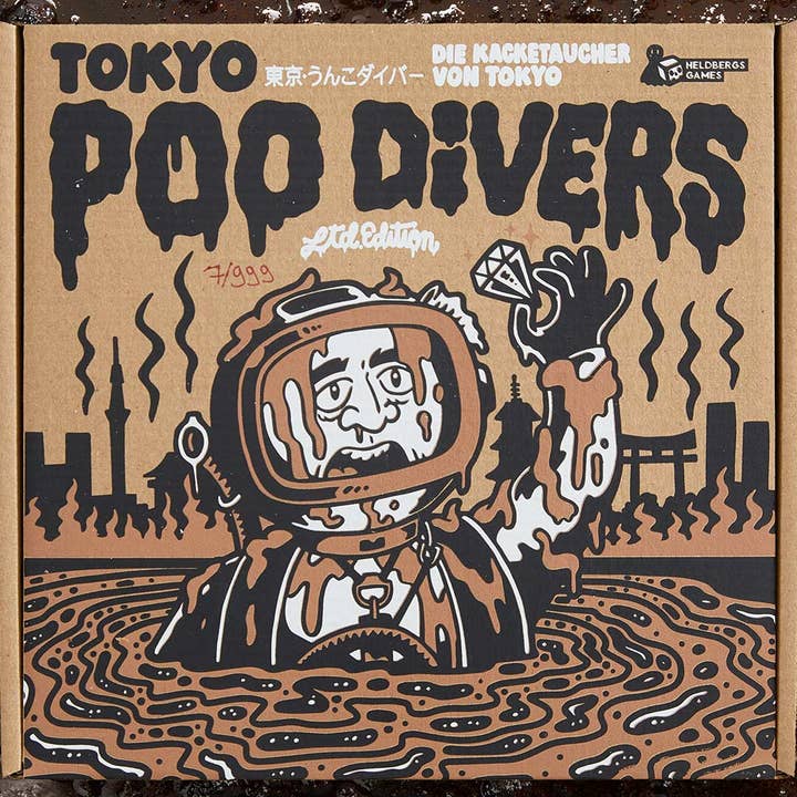 Heldbergs Games – wholesale Card game – Tokyo Poo Divers - Push your luck5