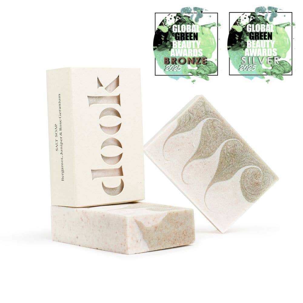 Dook - Scottish Salt Soap – Engroshandel Sæbestykke – Skotsk Saltsæbe - Bergamot, Enebær & Rose Geranium1