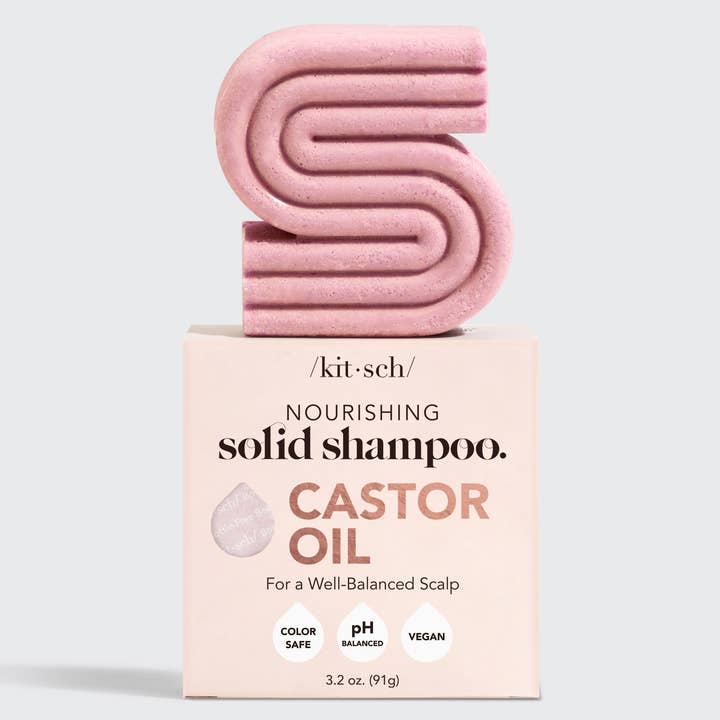 KITSCH - Wholesale Shampoo Puck/Solid Shampoo - Castor Oil Nourishing Shampoo Bar