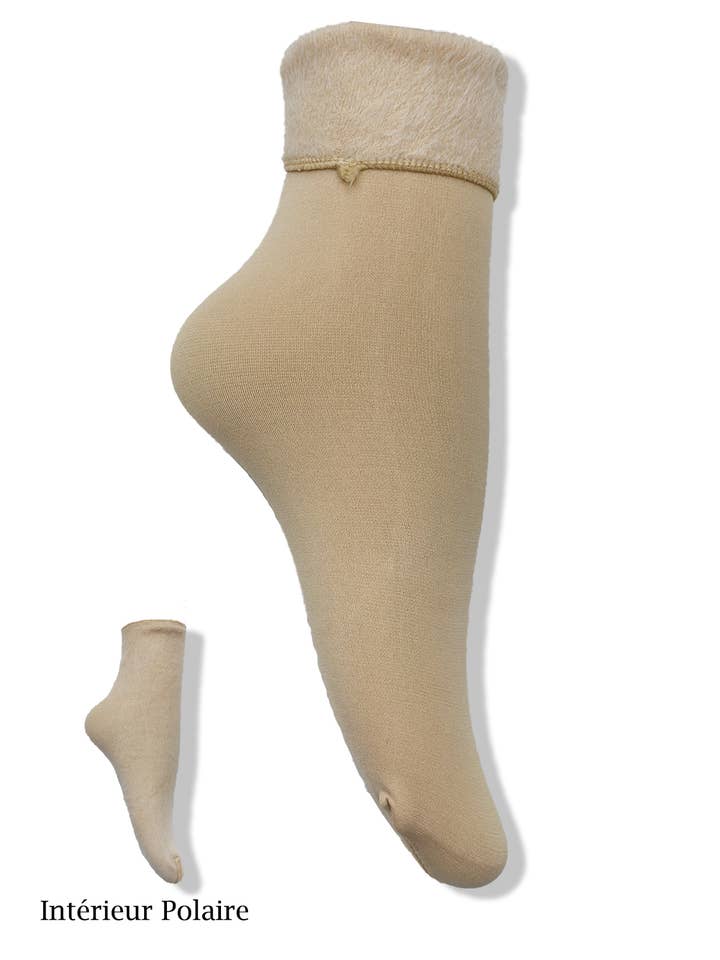 Belle Com'Elle - Wholesale Sock Slippers - Women's - Fleece socks/W138840