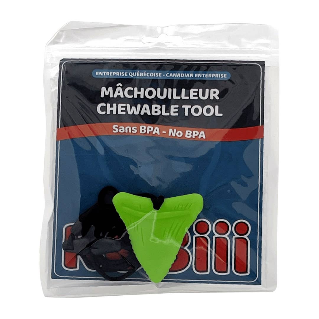 Robiii - Vente Cube de dentition – bébé - Collier Mâchouilleur Dent de Requin - fidget jouet sensoriel2