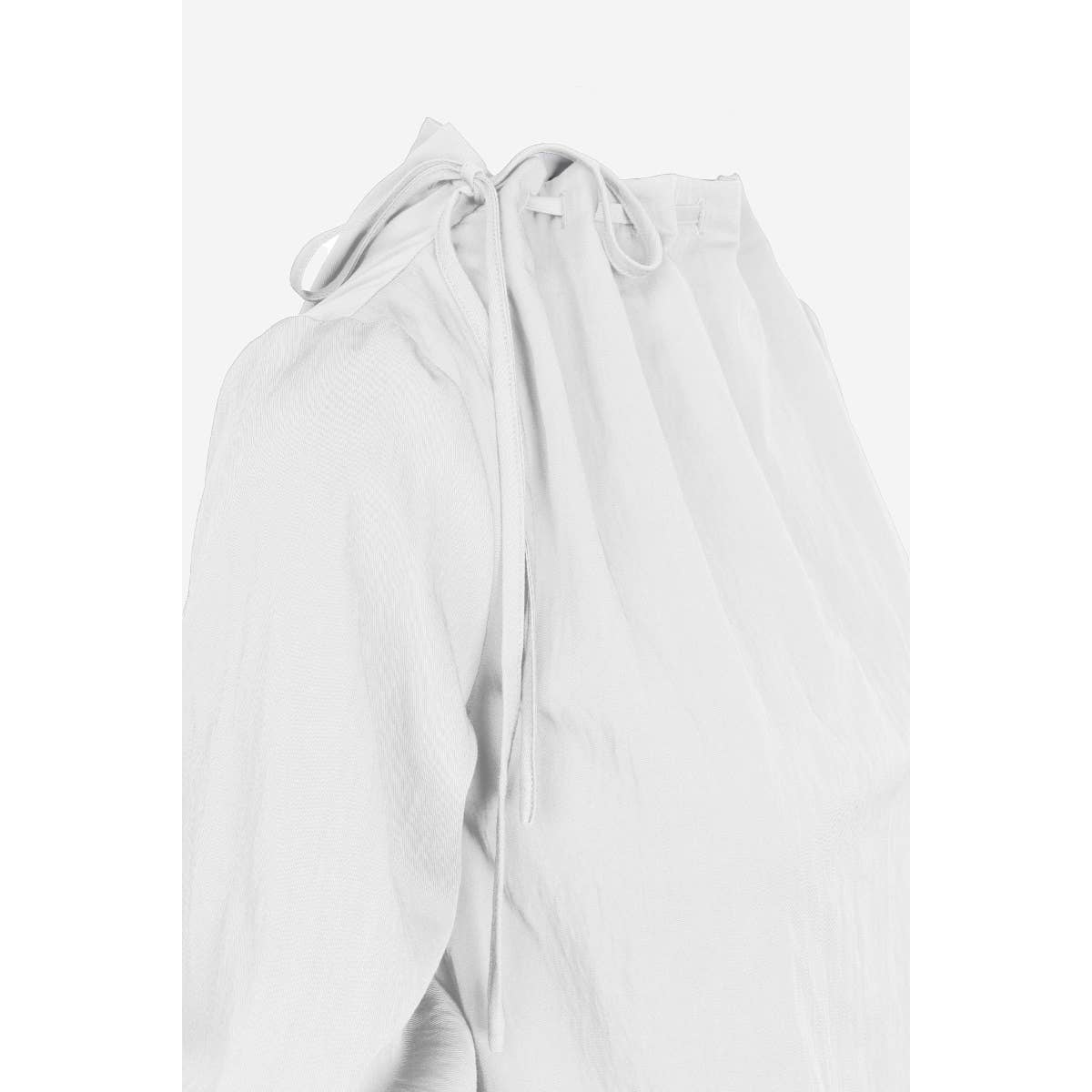 Naked Zebra - Wholesale Blouse - Women's - Long Sleeve Cinched Mock Neck Blouse13