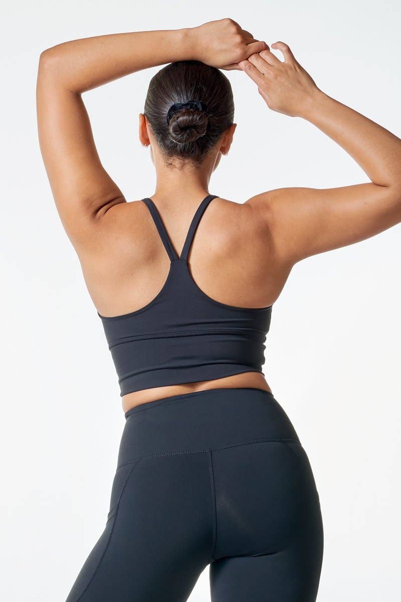 BLK Vneck Elevate Bra Black for wholesale on Faire3