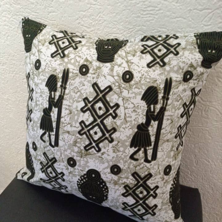 THE TRIBE throw pillow cover for wholesale by The Afrophile