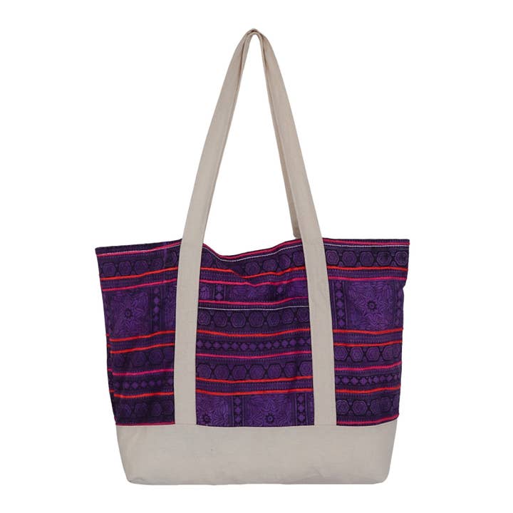 Strandtasche in Patong-Violett für den Großhandel von Vaalbara