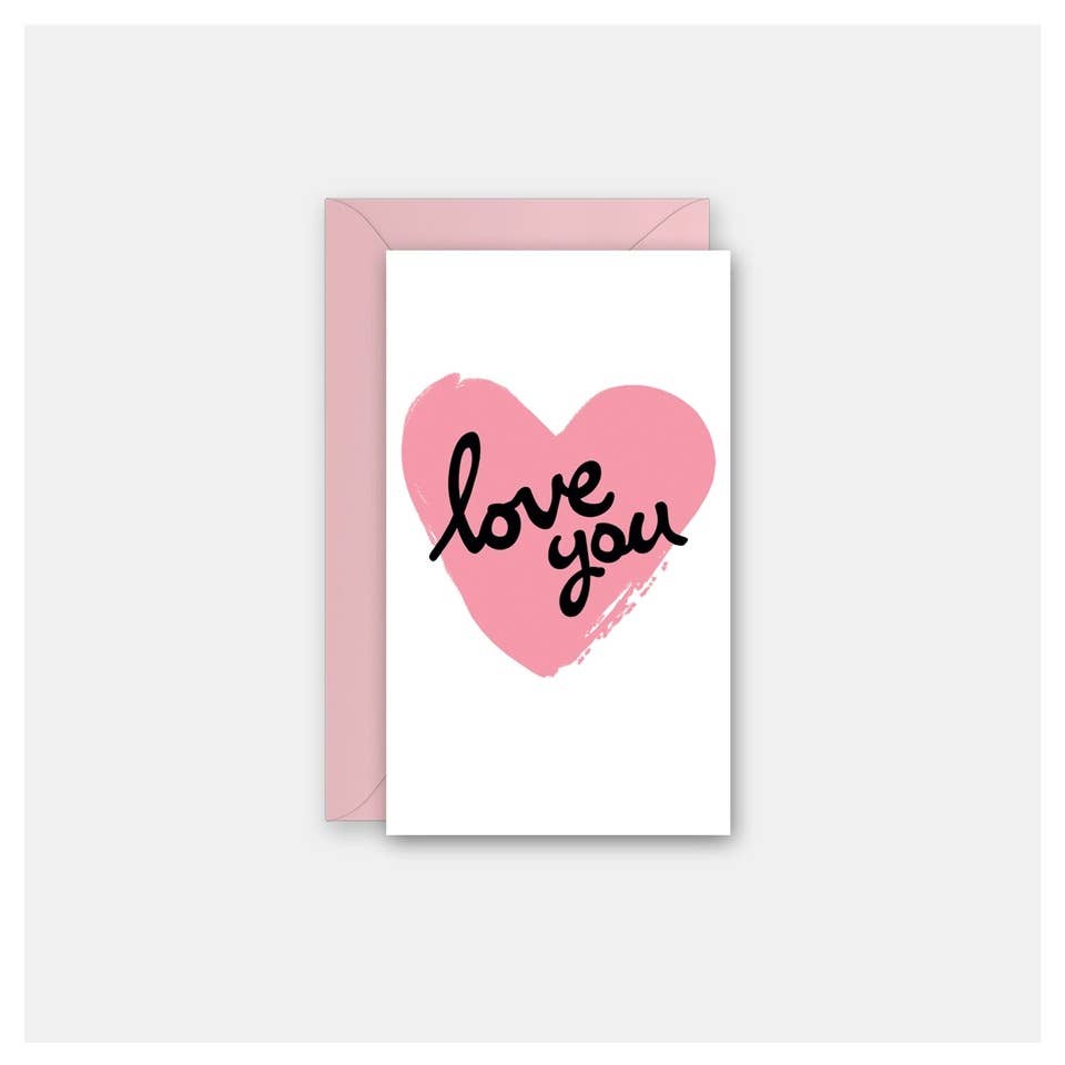 Rock Scissor Paper - Wholesale Love Card - Love You Heart - Gift Enclosure Card