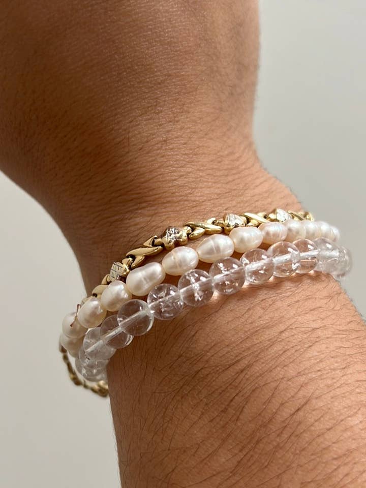 Ferskvandsperle armbånd for engroshandel hos Brooklyn Belle Designs