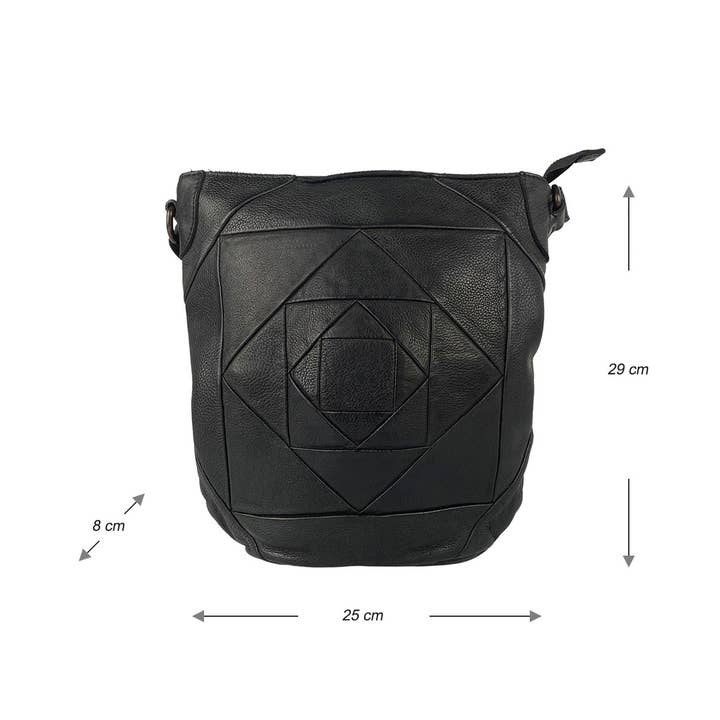 Arrigo - Wholesale Crossbody bag – Women's - Arrigo Ladies Crossbody Shoulder Washed Leather18