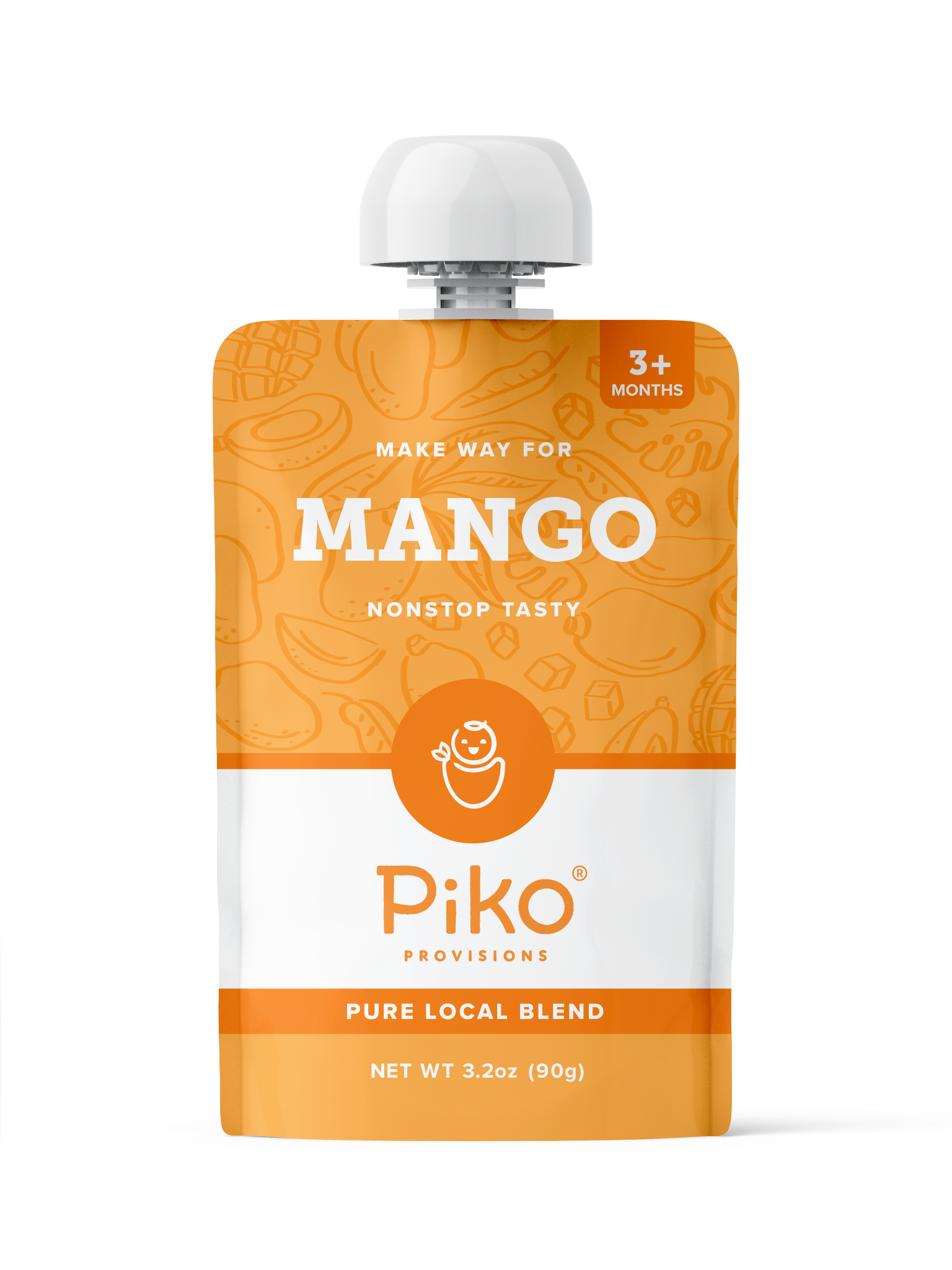 Piko Provisions - Wholesale Fruit Snacks - Mango Puree Fruit Snack for Babies1