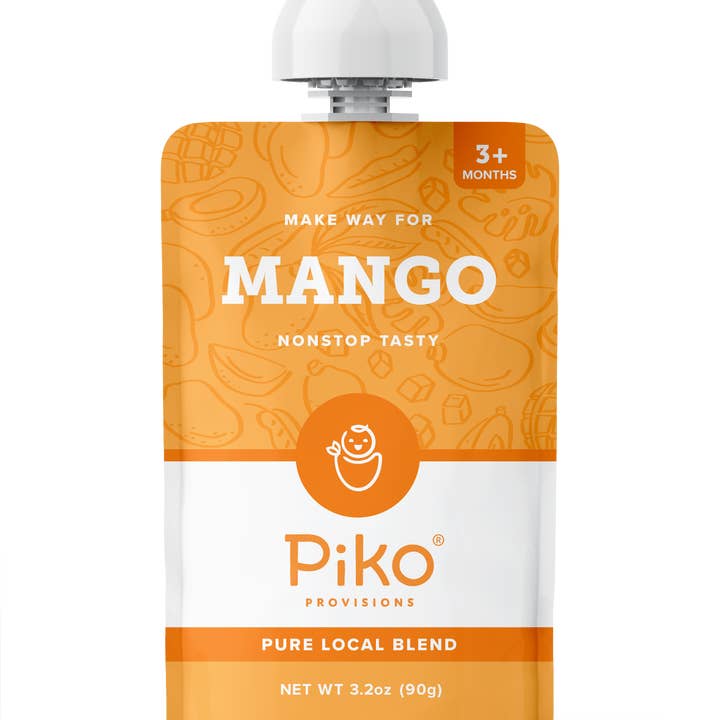 Piko Provisions - Wholesale Fruit Snacks - Mango Puree Fruit Snack for Babies1