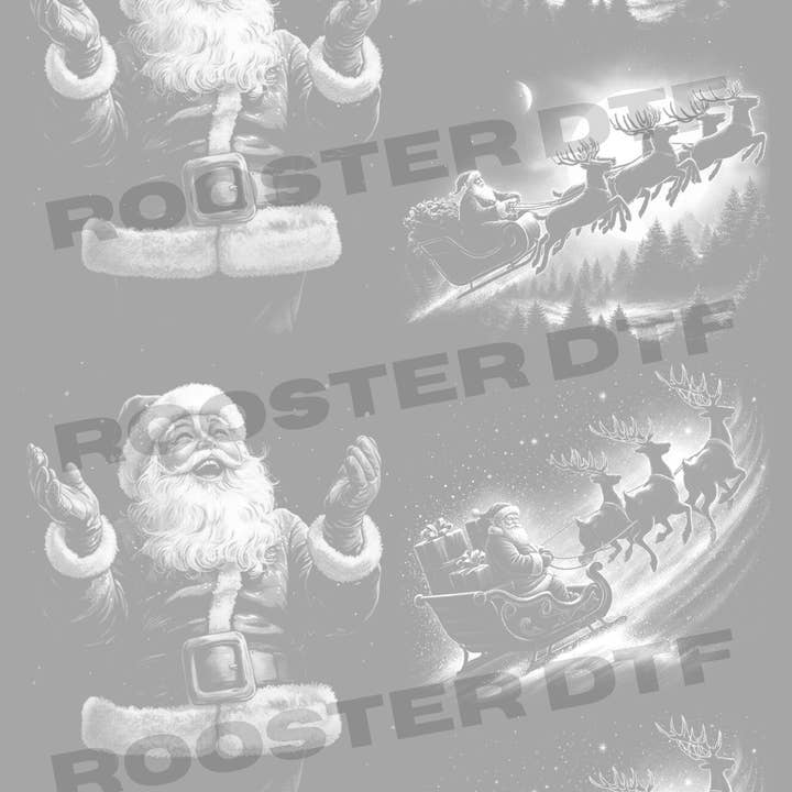 Rooster DTF Transfer Co - Wholesale Sublimation Transfer - DTF TRANSFER ONLY - CHRISTMAS VIRAL PRE-MADE GANG SHEET (22x60in)2