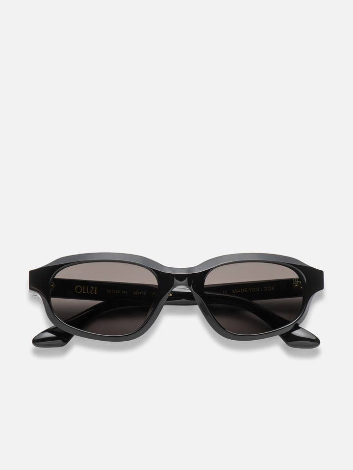 AGATÉ - NOIR DE JET / FUMÉE pour la vente par Ollu Eyewear