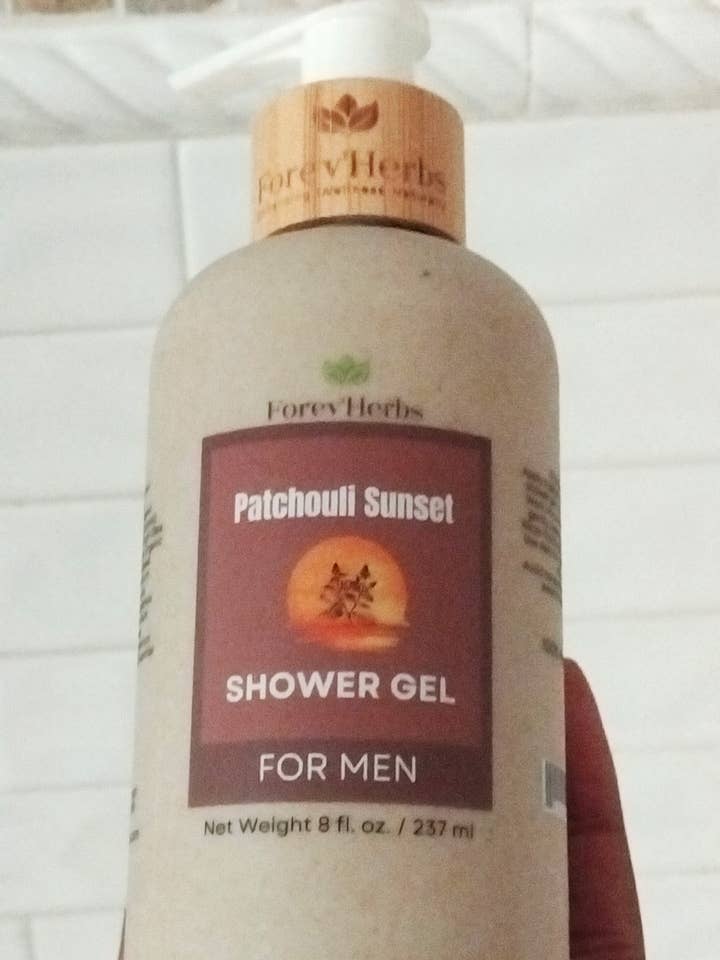 Gel de Ducha Atardecer de Pachulí para venta al por mayor de Forev'Herbs