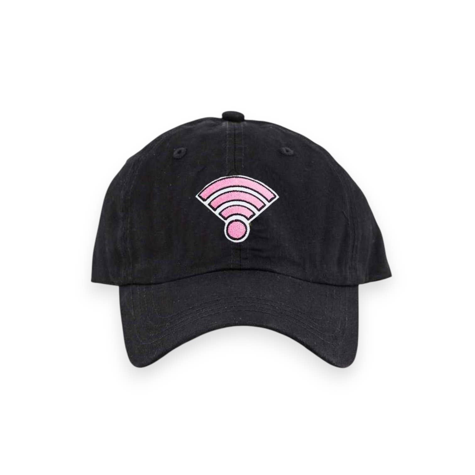 LA Jewelry Plaza - Wholesale Baseball Cap - Women's - Wifi Iconic Patch Vintage Cotton Cap0