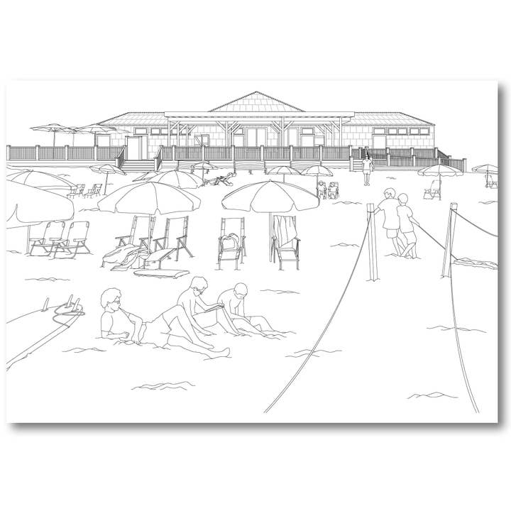 Color Our Town - Wholesale Coloring & Activity Book - Adult - Color Southampton coloring guidebook2