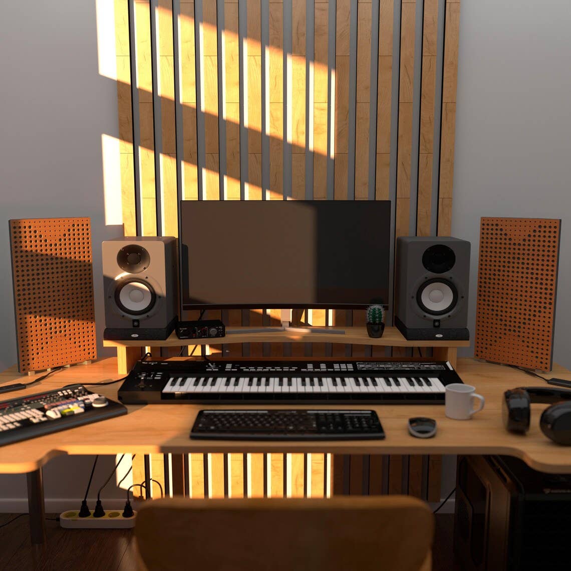 ATB-Sound sp. z o. o. - Wholesale Speakers - 2 Pack WILDS-mini LED Panels with RGB Lamp – Desktop4