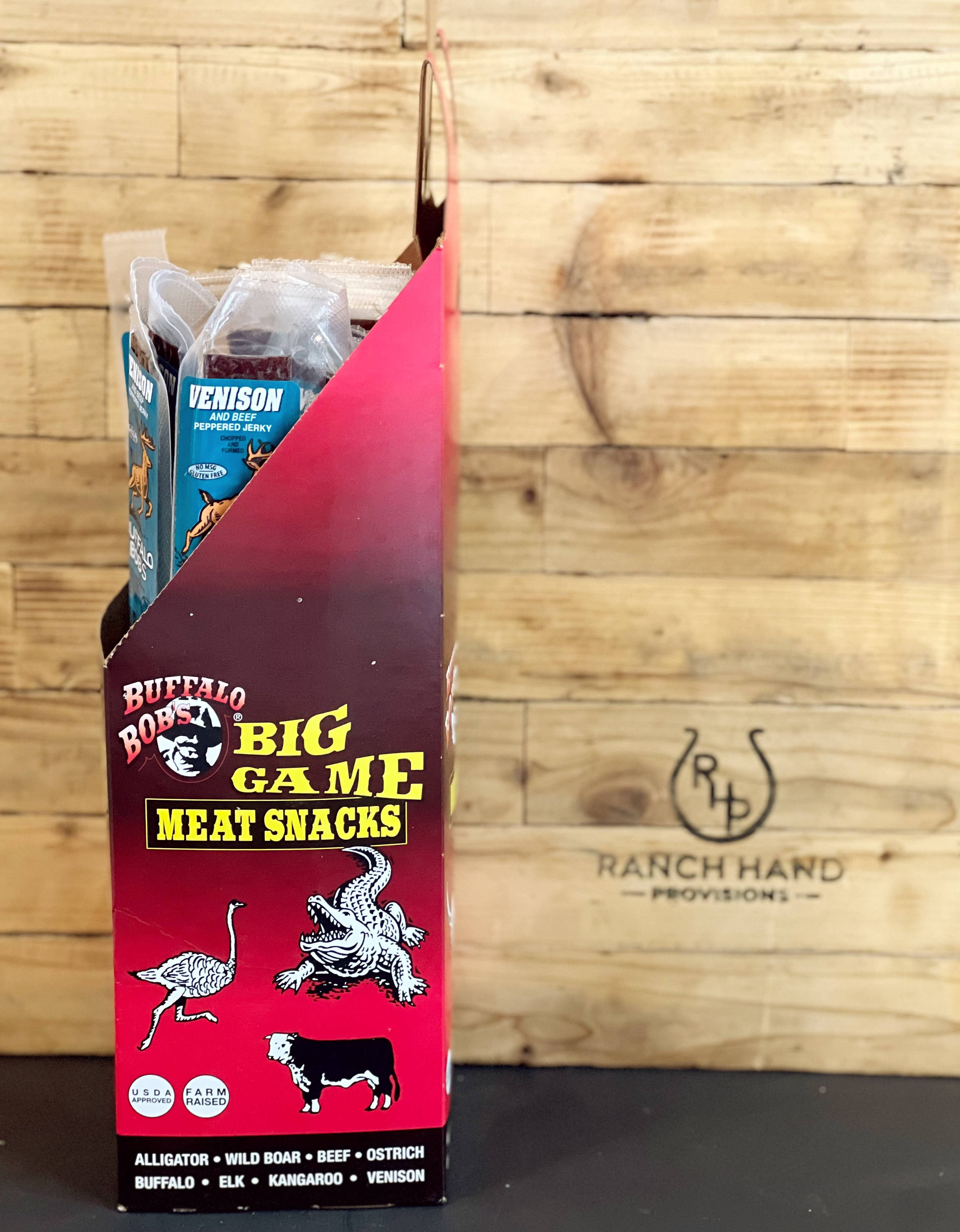 Ranch Hand Provisions - Wholesale Jerky - Peppered Venison Jerky1