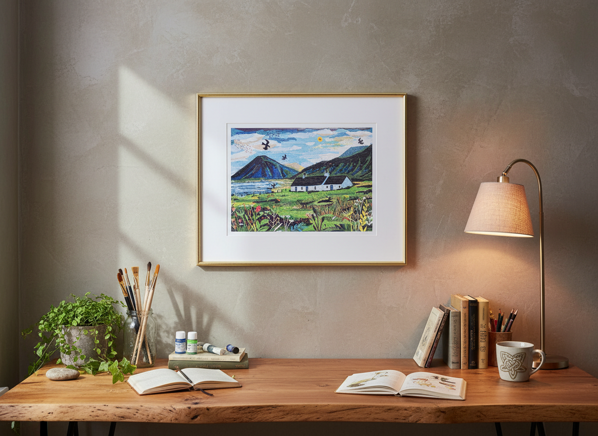 Jamie Poole – wholesale Art print – Walls for the Wind A3 Print on Silk Stock4