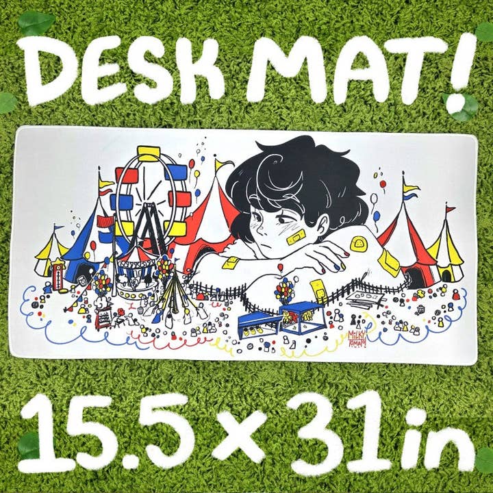 Tapis de bureau Circus Daydream ! pour la vente par Milky Tomato