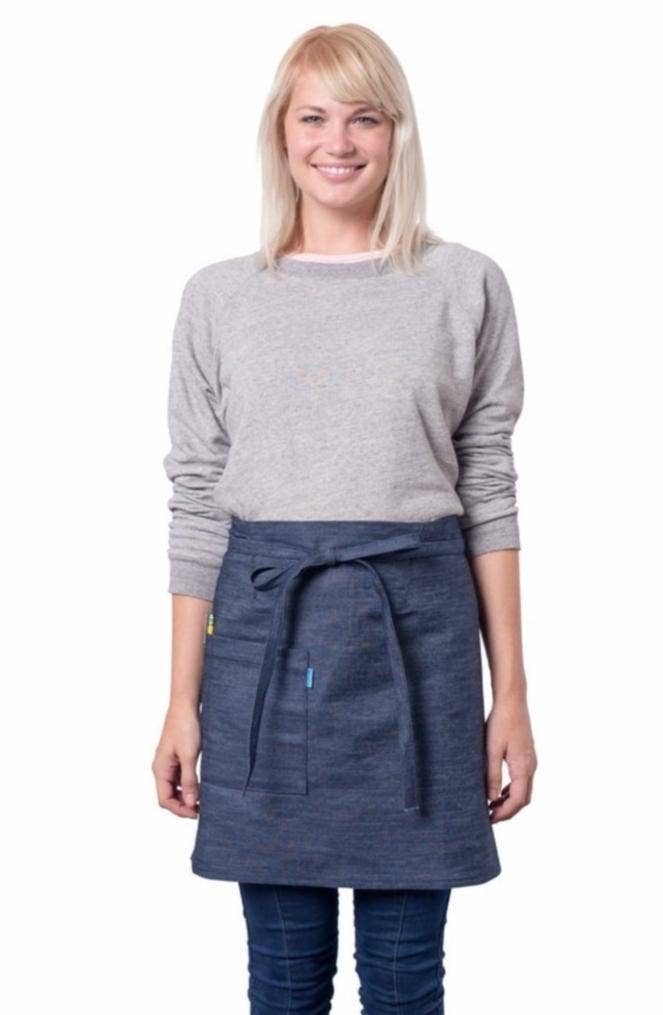 BlueCut - Wholesale Apron - Mercer Half Apron - Denim3
