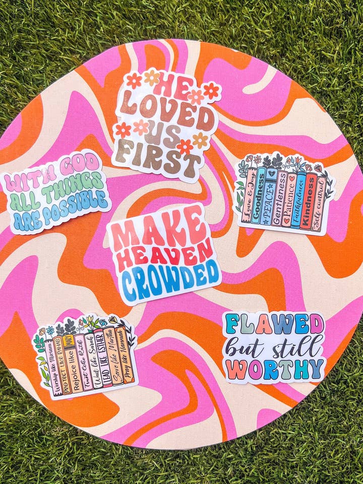 Stickers met christelijk thema voor wholesale door ShopCassiesCrafts