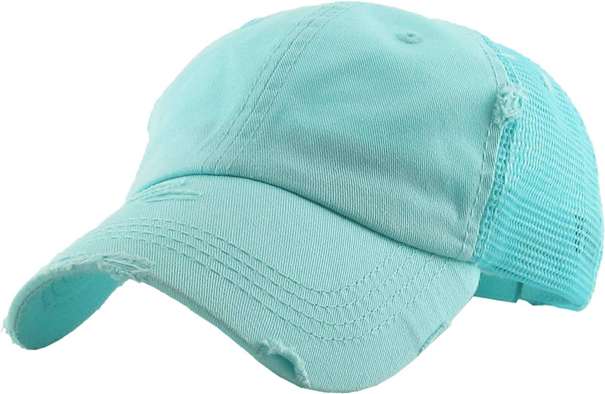 KBETHOS – Boné de beisebol - Mulher por atacado – Boné ajustável de malha com abertura para rabo de cavalo15