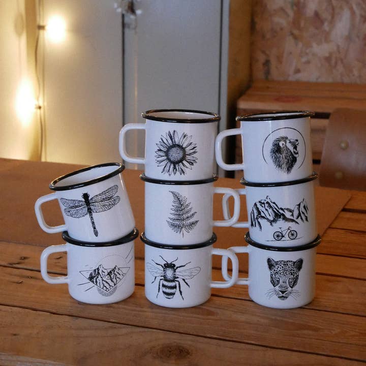 Hannibelle - Wholesale Coffee Mug - Enamel Mug Bee