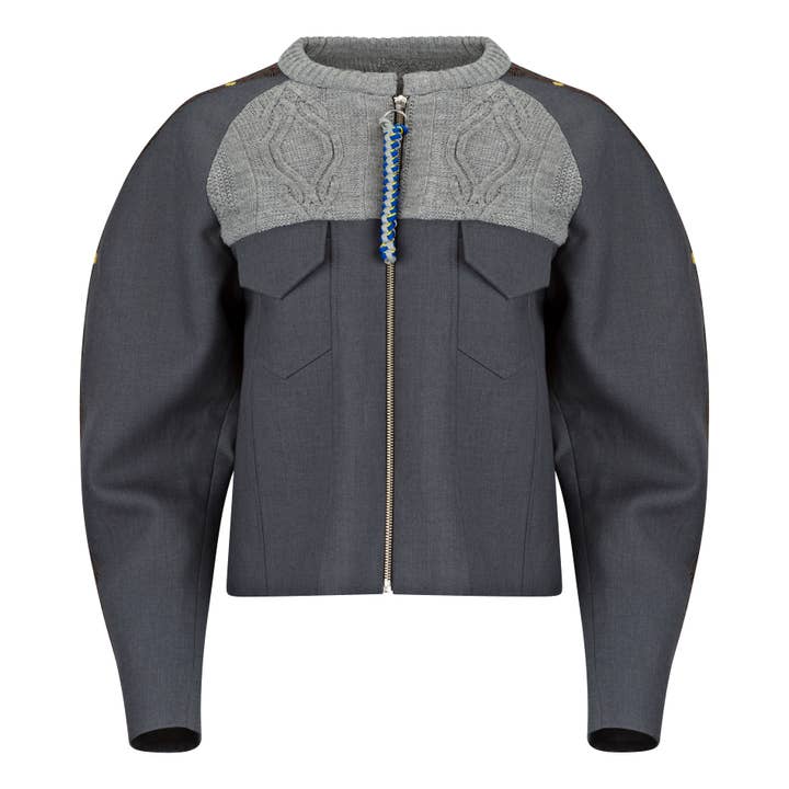 Giacca Bomber a Maglia per la vendita all'ingrosso da parte di Boutique Kaotique