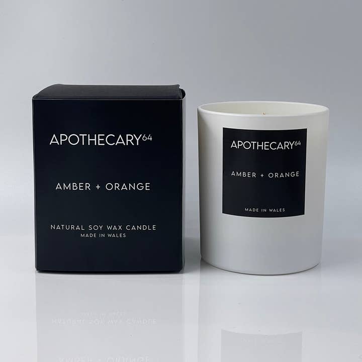 Amber + Orange Candle for wholesale by Apothecary64