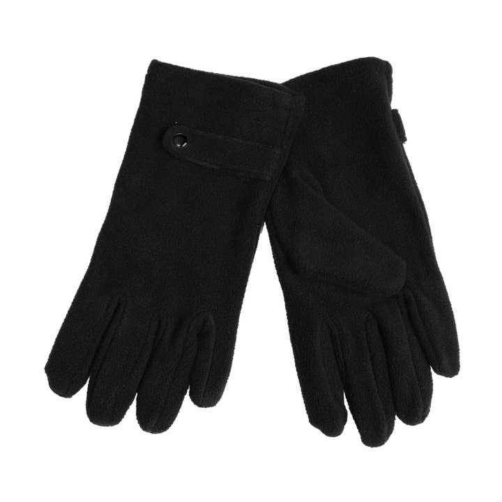 Gants molletonnés pour femmes avec boutons pour la vente par NF Nitzsche Fashion