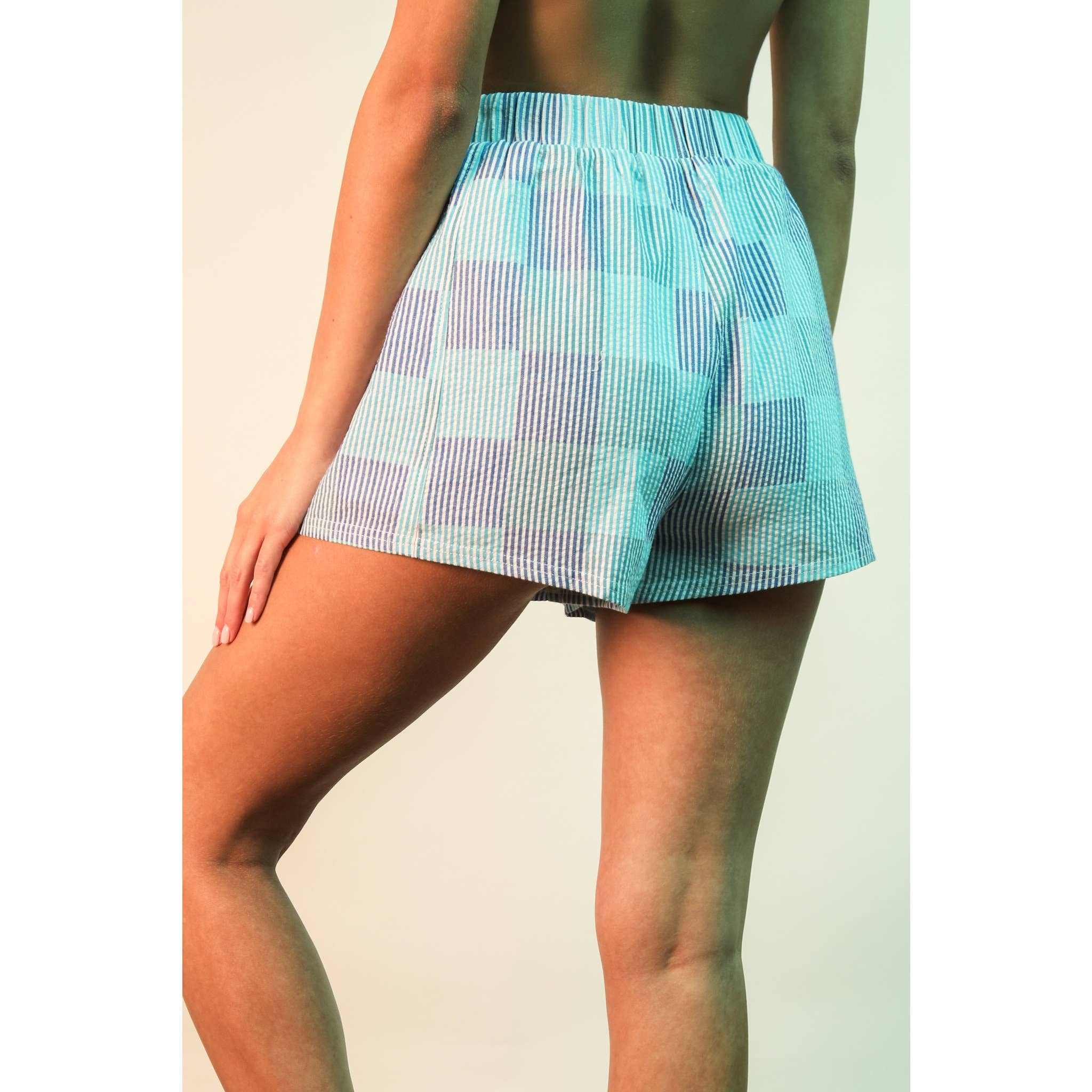 Apolline - Wholesale Shorts - Women's - Striped and Checker Boxer Shorts14