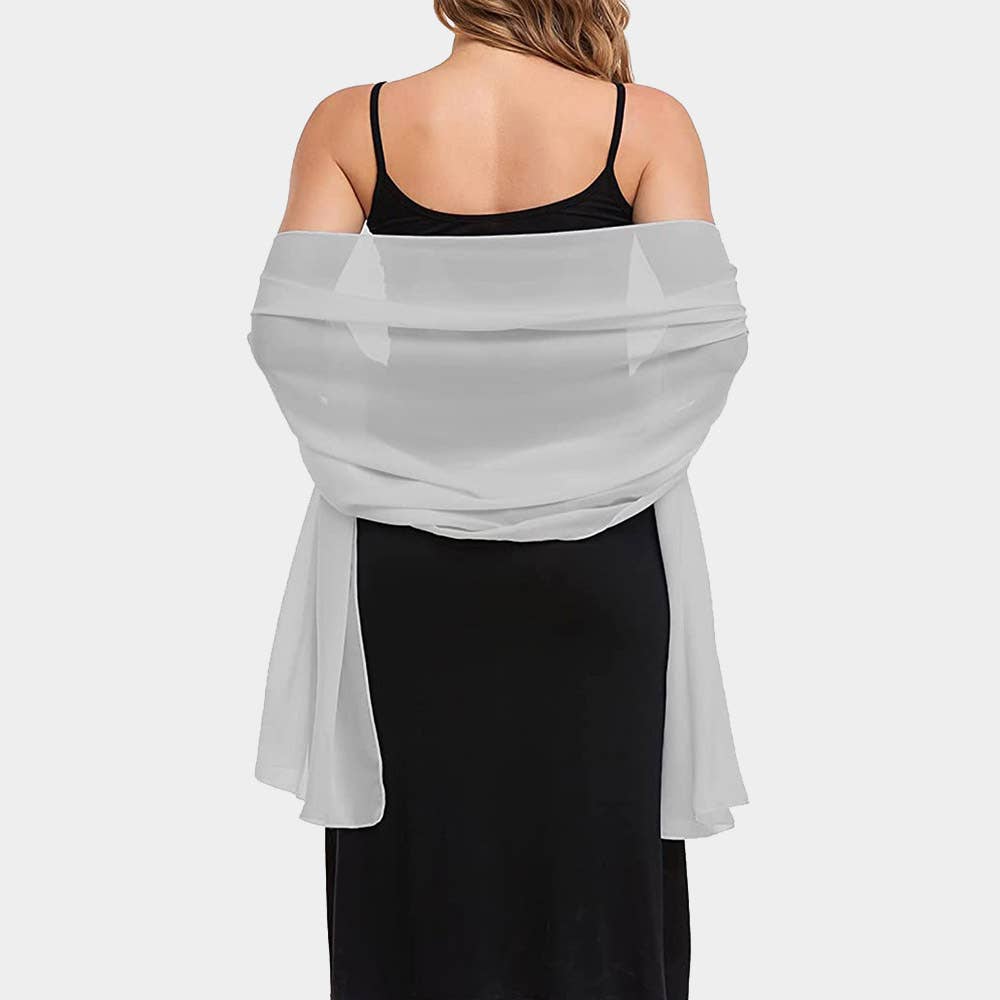 Sensibling Corp. - Venta al por mayor Bufanda - Mujer - Chal ligero de gasa para envolver y usar como bufanda18