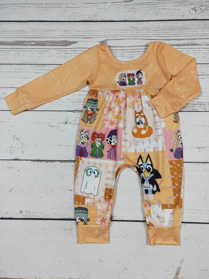 Babykarakter Halloween Romper for engroshandel hos sassy kids palace