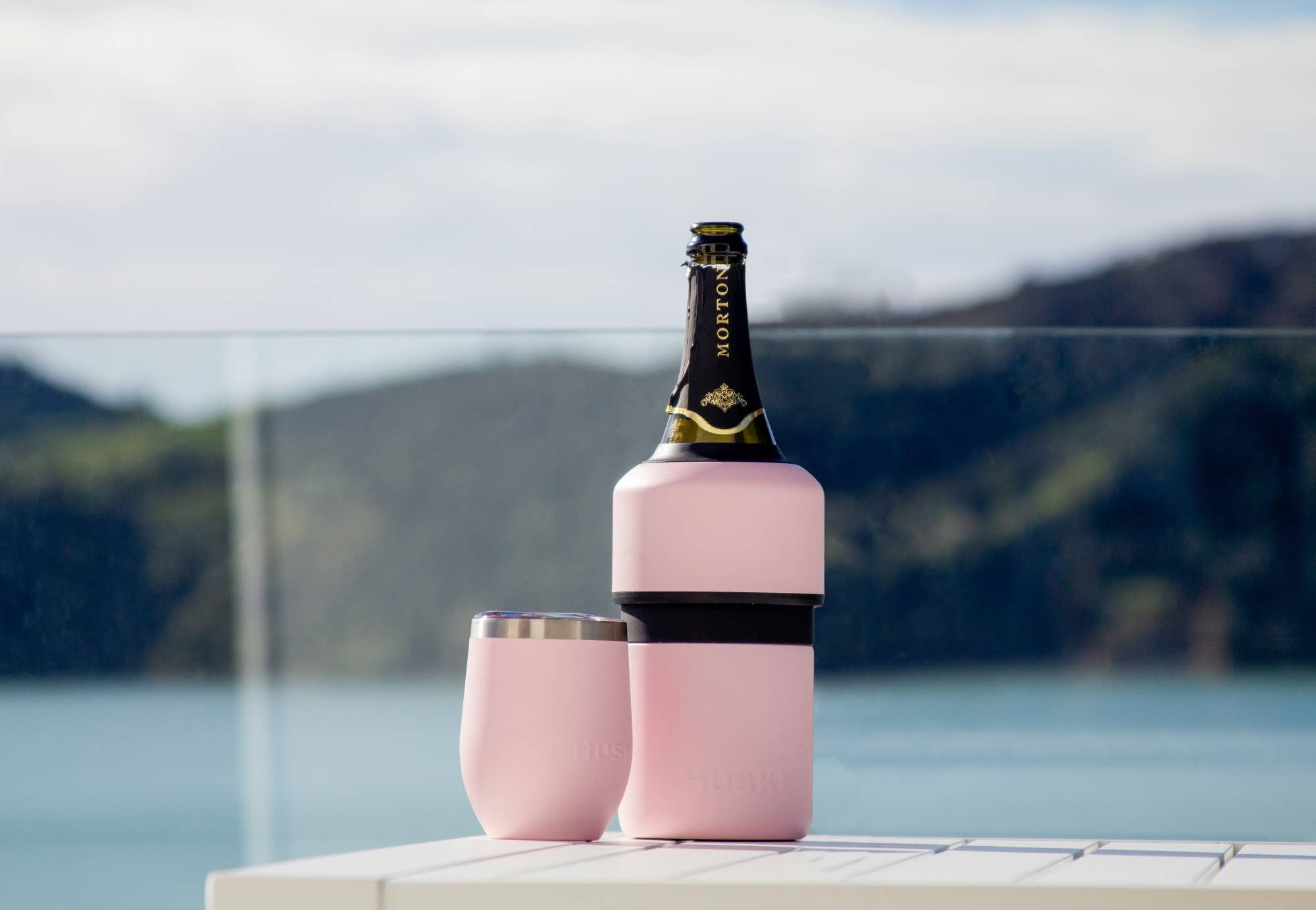 Huski - Vente Seau à vin - Refroidisseur de vin Huski - Rose Poudré1