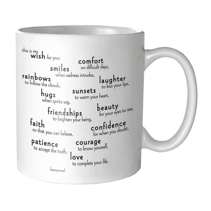 Quotable - Wholesale Coffee Mug - Mugs - G158- My Wish For You (Anonymous)