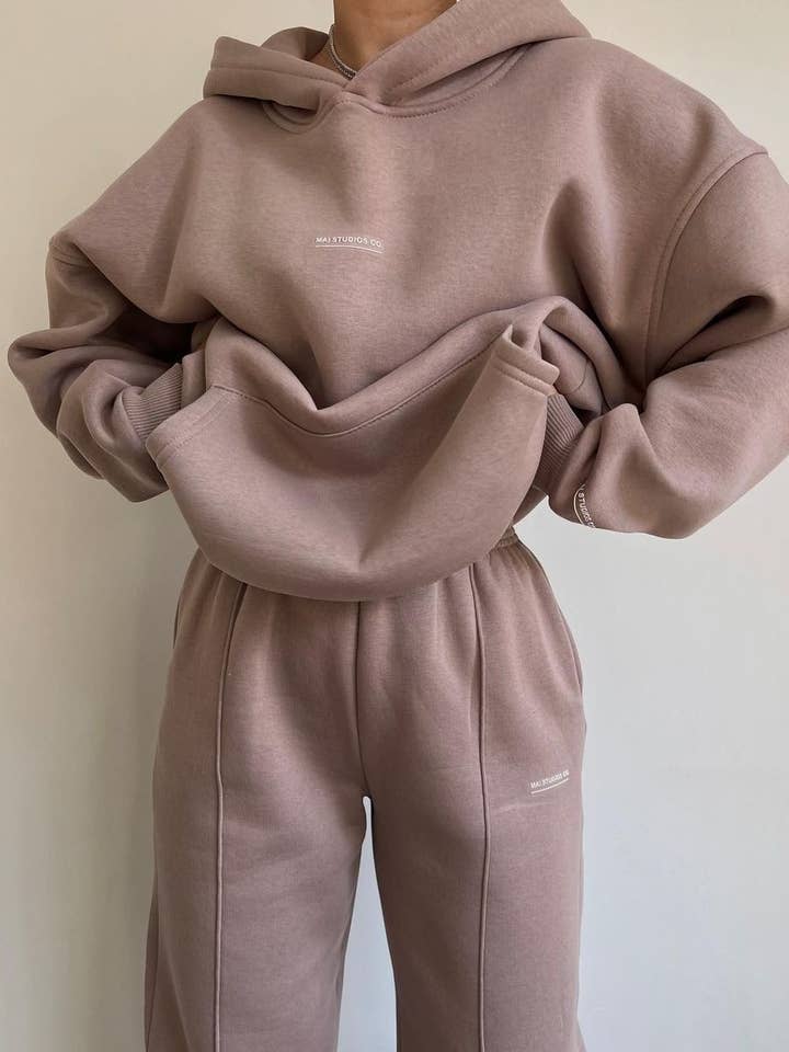 Lily Clothing - Wholesale Top & Pant Set (NOT Loungewear) - Women's - FLEECE FASHION THICK PANTS SPORT TWO-PIECE SET12