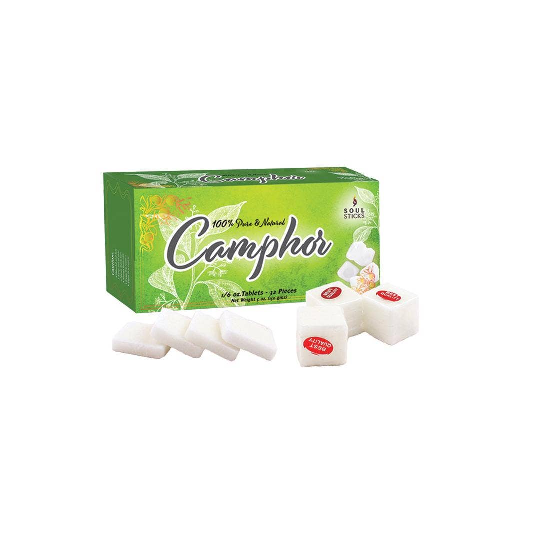 Ancientveda - Vente Encens - Camphre (150 g) - 32 comprimés de 1/6 oz (4,7 g)0