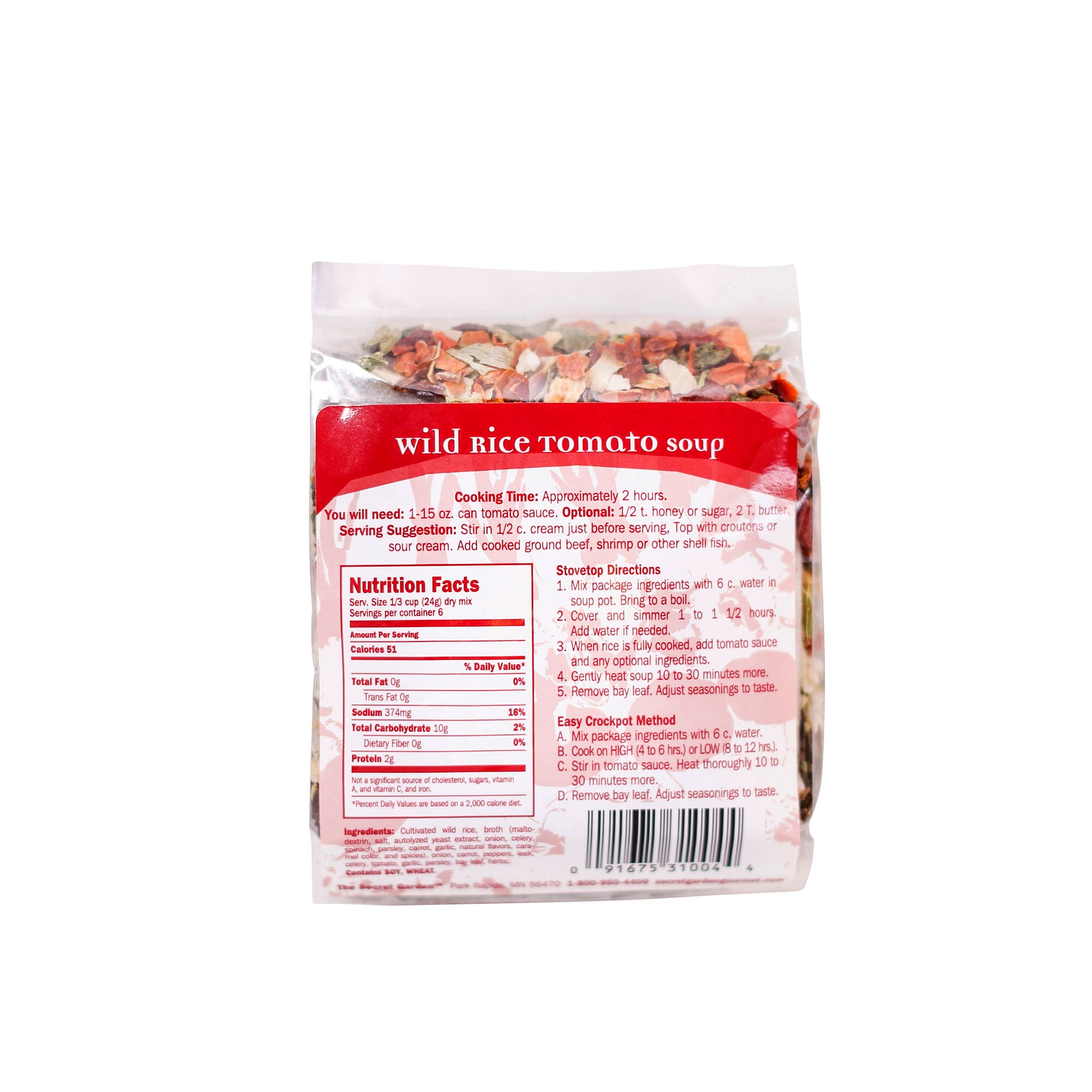 The Secret Garden - Wholesale Soup - Tomato Wild Rice Soup3