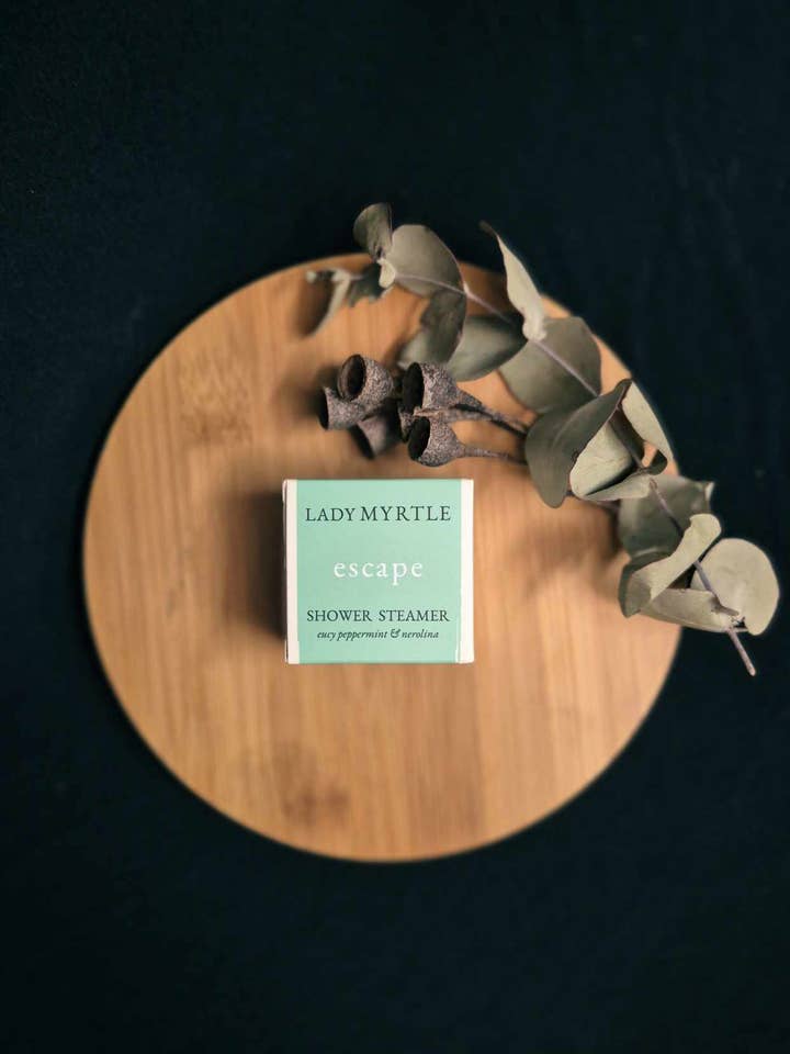 Escape - Shower Steamer large - native essential oils for wholesale by Lady Myrtle