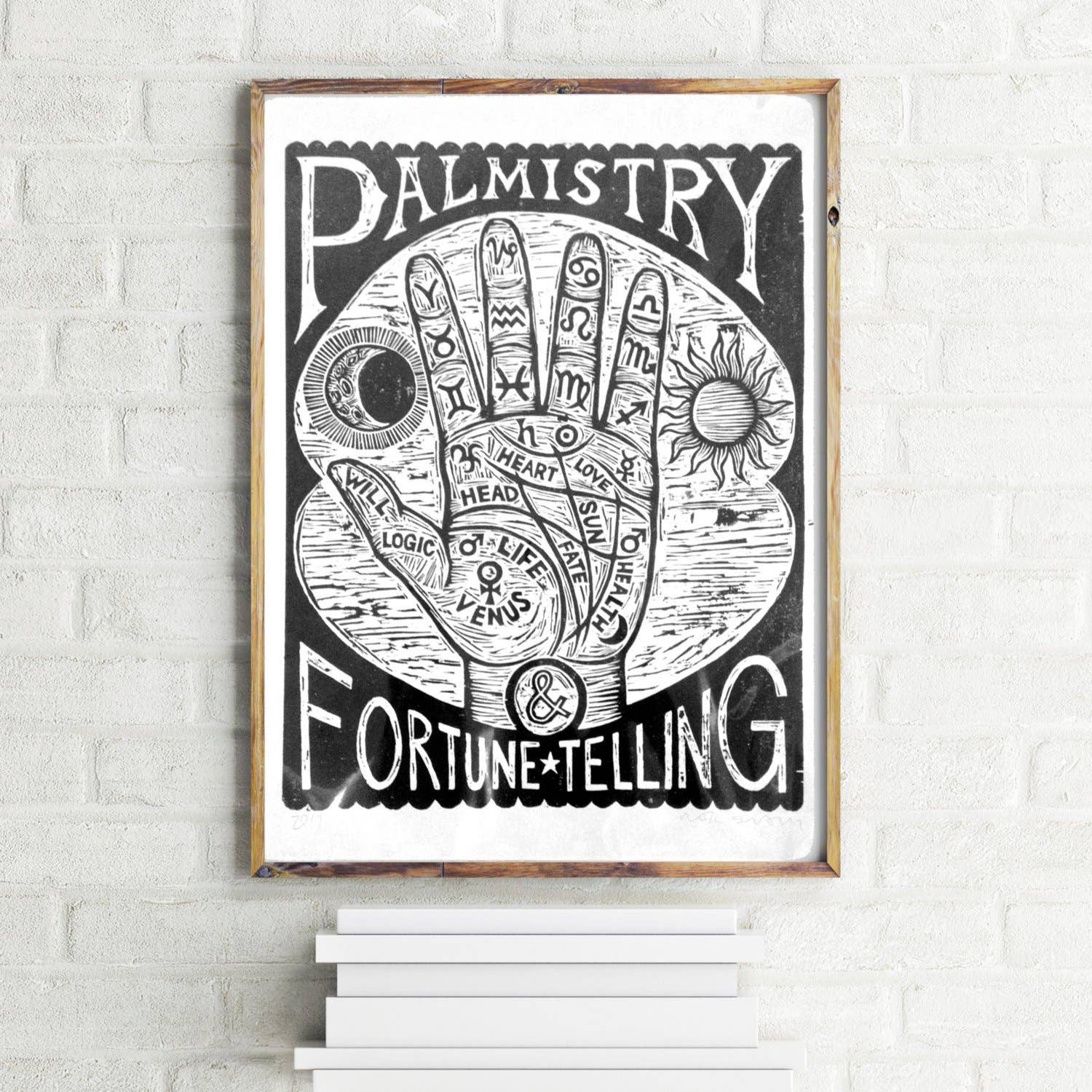 Horse & Hare – wholesale Art print – Palmistry Art Print2