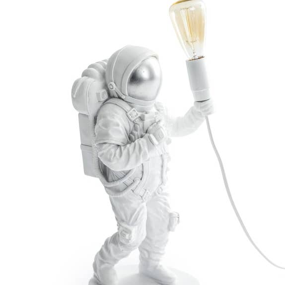 Lampada da terra bianca per astronauti per la vendita all'ingrosso da parte di McGowan & Rutherford Ltd