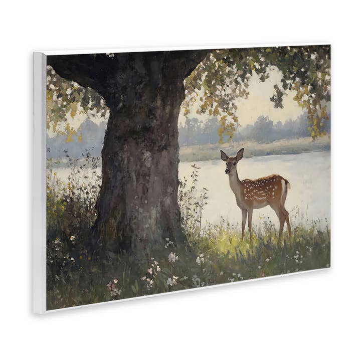 Stupell Industries - Wholesale Wall Sign - Spotted Doe by Lake - Unframed Wall Art3
