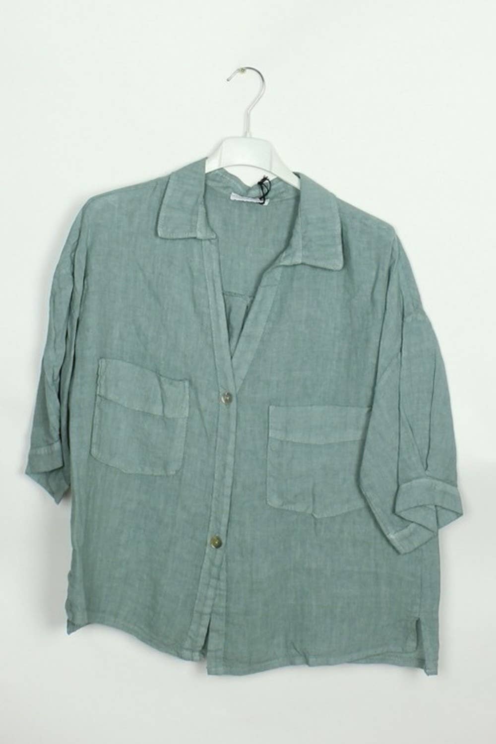 LÉA & LUC - Wholesale Button Down Shirt - Women's - 100% linen shirt REF.20174/510