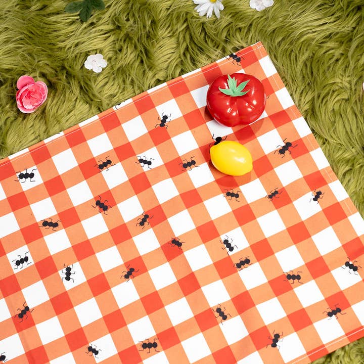 Picnic Cotton Tea Towel for wholesale by Peach Beast