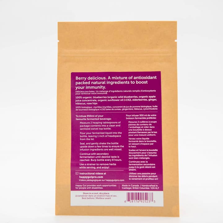 Happy Gut - Vente Thés santé/détox - Infusion aromatisante d'immunité au sureau1