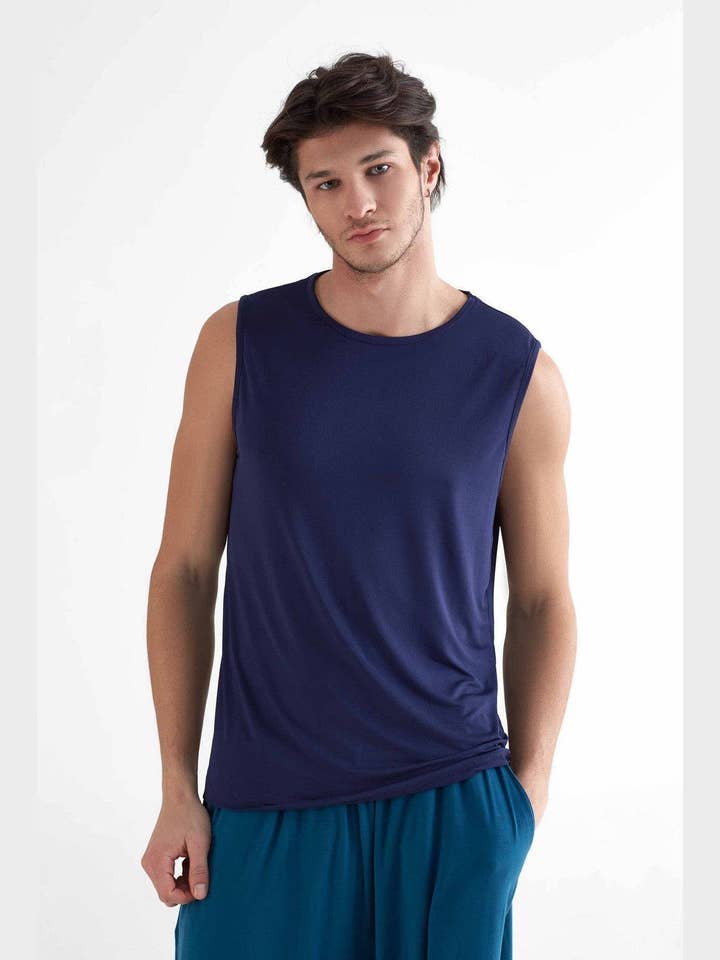 Leela Cotton - Wholesale Tank Top - Men's - T2210 Men Tanktop/Undershirt Recycled2
