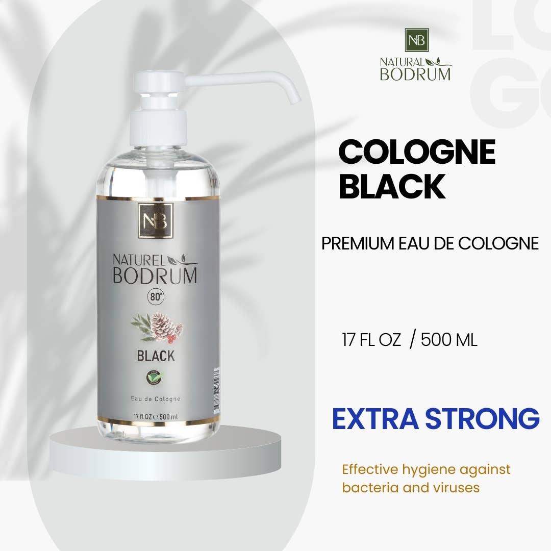 NB NATURAL BODRUM – Colónia em spray por atacado – Colónia Negra Extra Forte 17 Oz Nb Colónia Turca8