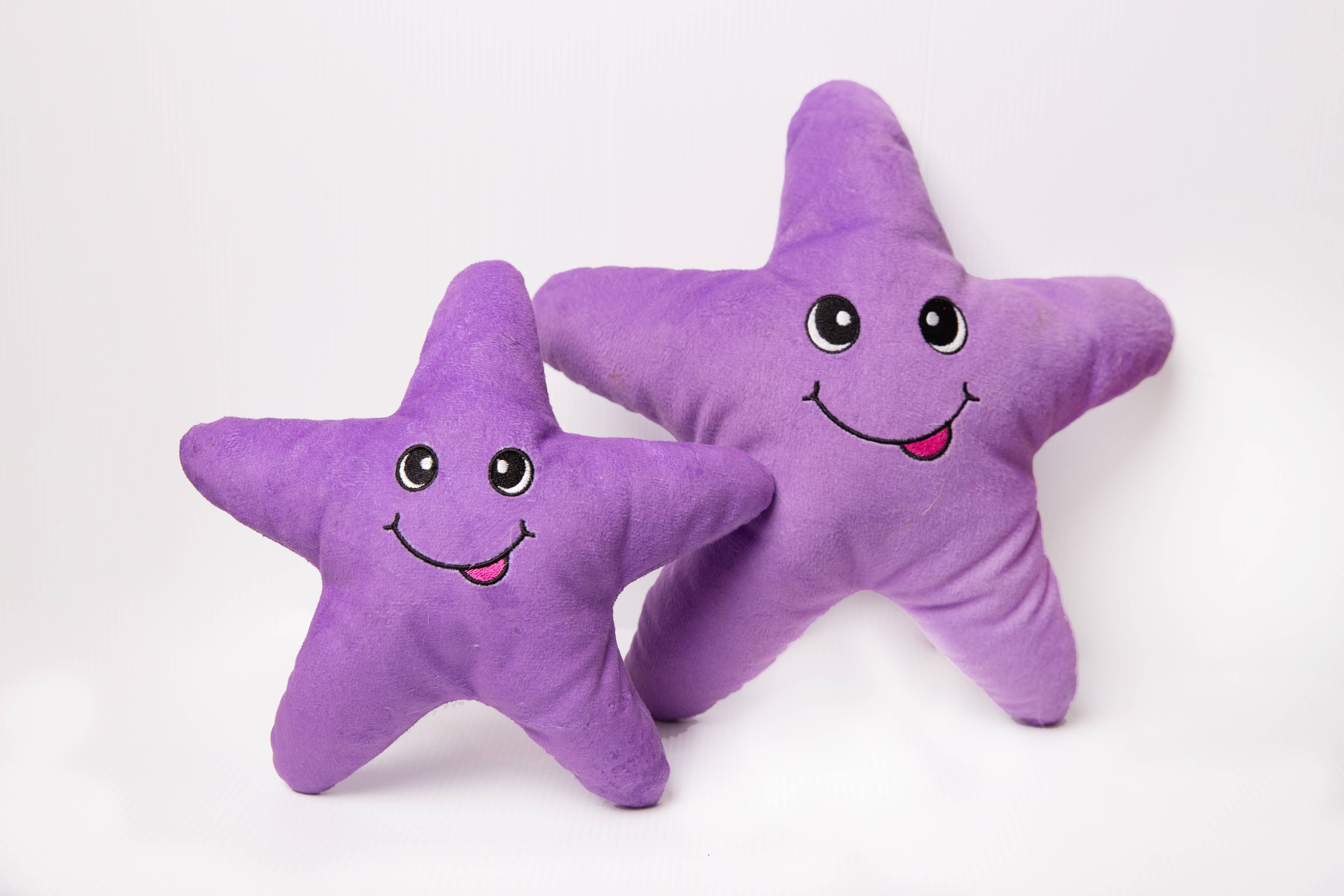Sustainapaws – wholesale Pet plush toy – Dog – Starfish Double Layered Recycled Plastic Plush Dog Toy0