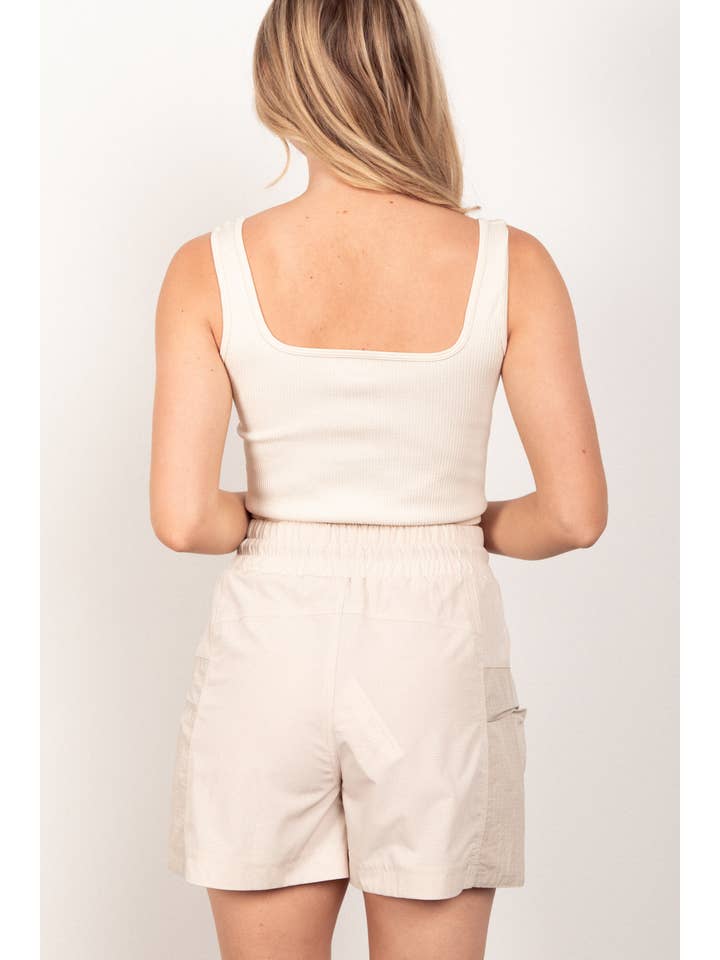 VERY J - Vendita all'ingrosso Pantaloncini sportivi - Donna - Pantaloncini cargo per abbigliamento sportivo con vita elastica NP7037615