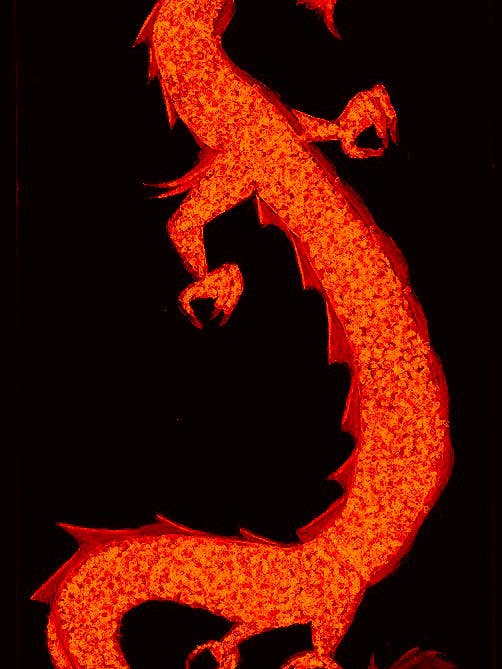 Imprimé de dragon chinois pour la vente par Michael Vigliotti